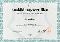 Zertifikat Pr&auml; und Postnatal Yoga